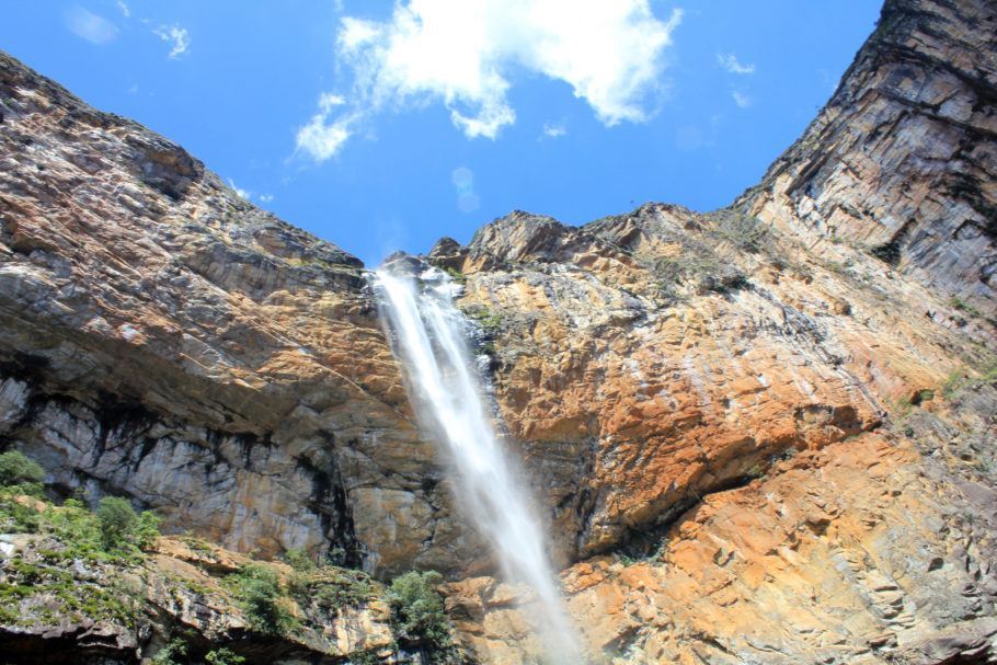 Vista da cachoeira do Tabuleiro