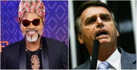 Internautas apontaram indireta para Bolsonaro em apresentação de Carlinhos Brown