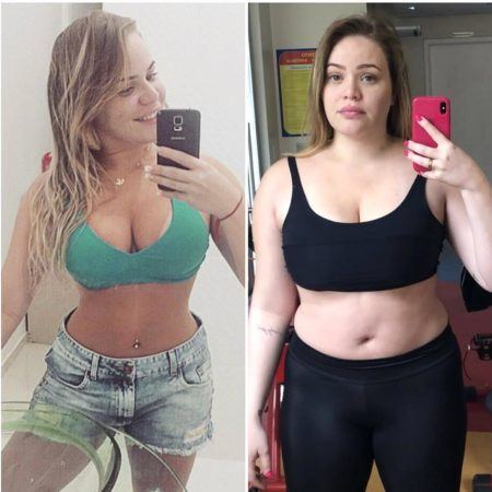A ex-BBB Paulinha Leite revelou que engordou 27kg