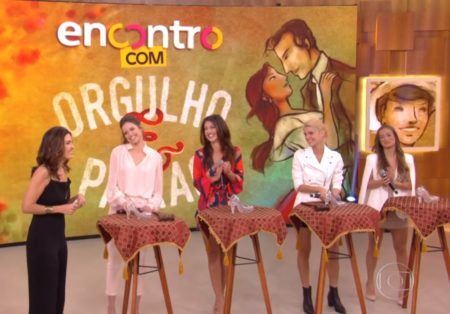 Fátima Bernardes recebeu parte do elenco de Orgulho e Paixão no “Encontro”