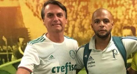 Felipe Melo declarou apoio a Bolsonaro