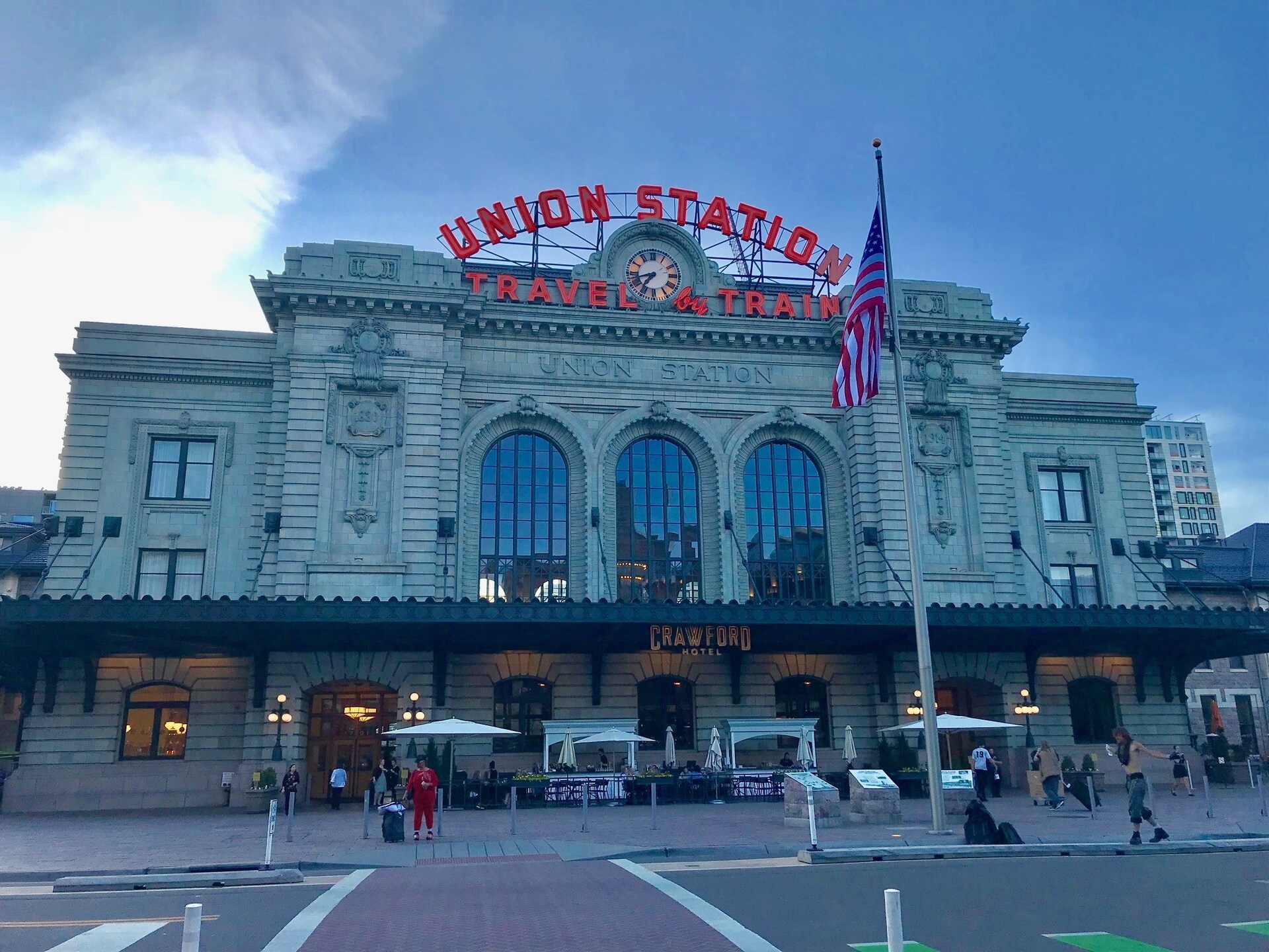A bela fachada da Union Station