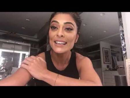Juliana Paes disse ser a favor da democracia