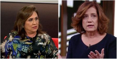 Kátia Abreu e Miriam Leitão se desentenderam durante debate da GloboNews