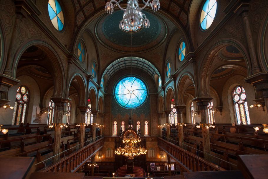 Essa histórica sinagoga do século 19 foi restaurada e se transformou em um centro de artes e exposição