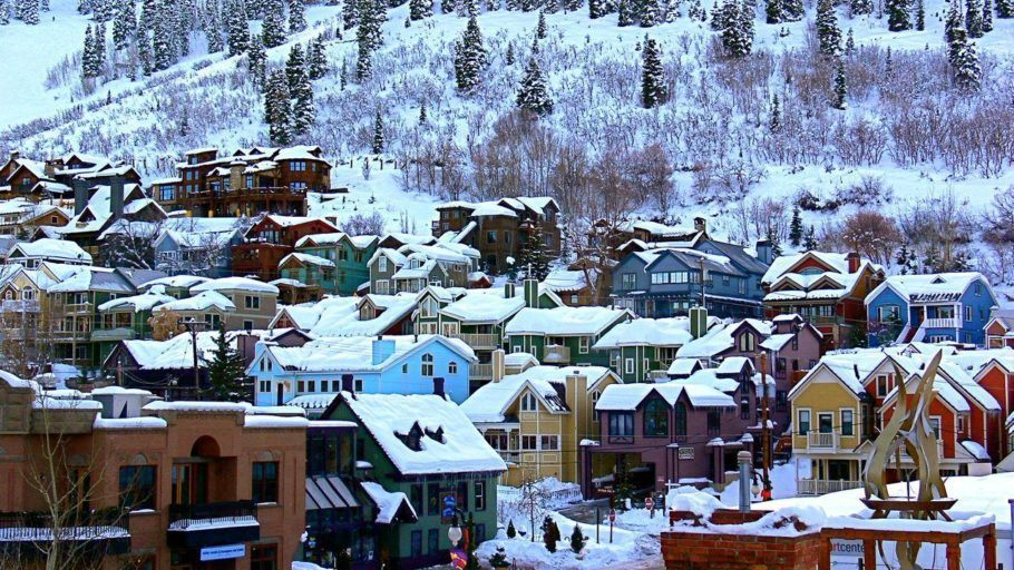 Park City no inverno; cidade de Utah é um dos principais destinos de neve do mundo