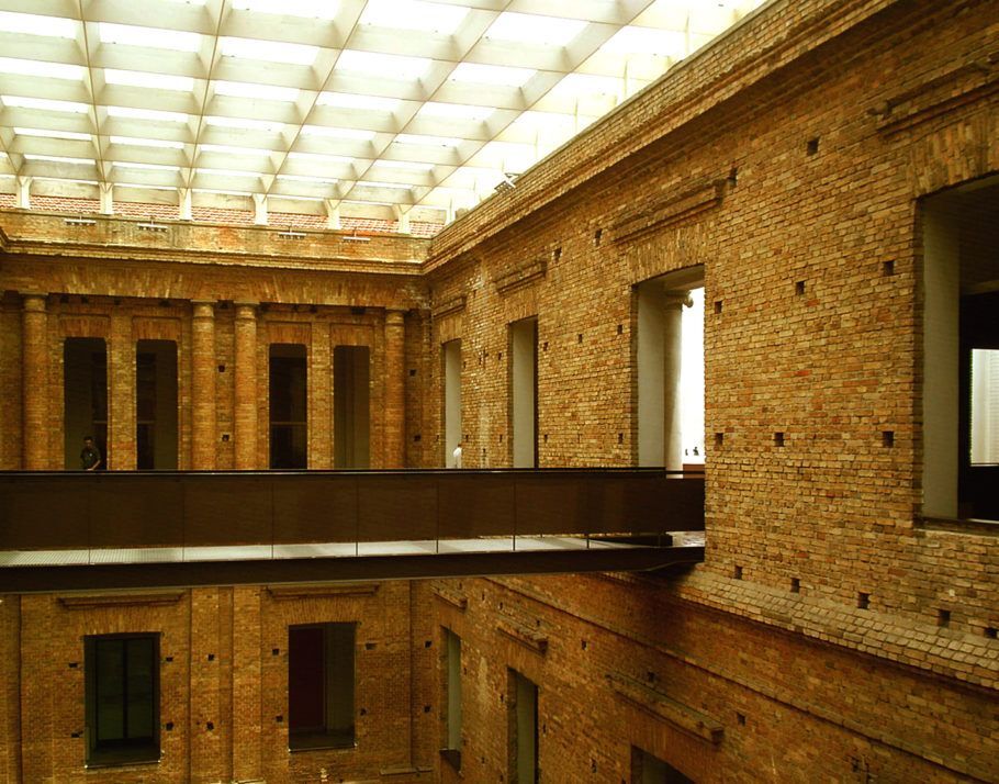 Interior da Pinacoteca, em São Paulo