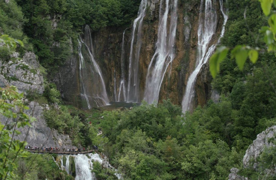 Parque Nacional dos Lagos de Plitvice, na Croácia