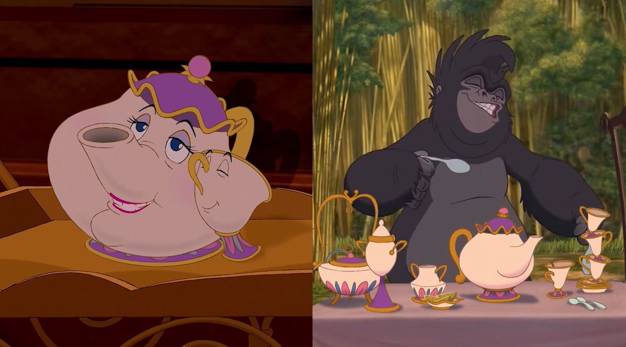 Já tinha reparado nessas porcelanas que aparecem em “Tarzan”?