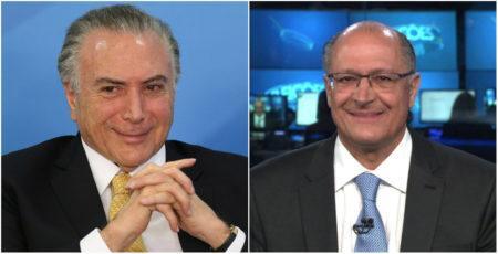 Michel Temer e Geraldo Alckmin