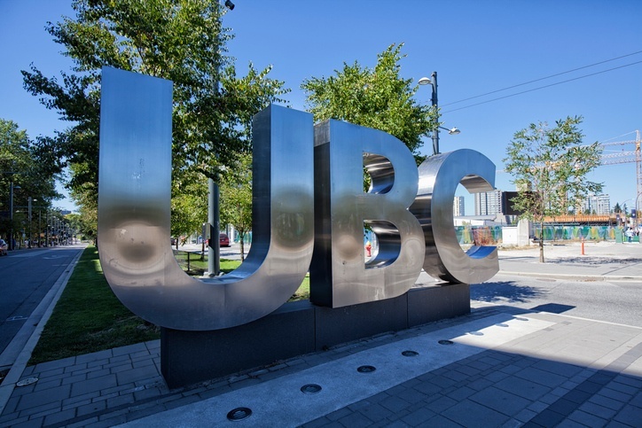 Campus da University of British Columbia, em Vancouver