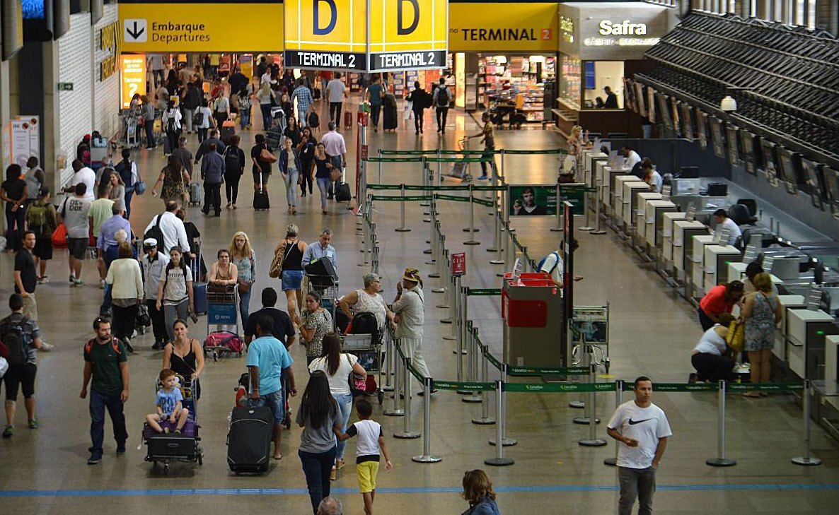 Terminal 2 do aeroporto de Guarulhos volta a receber voos internacionais