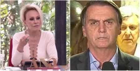 Ana Maria Braga “empossou” Bolsonaro antes do prazo oficial