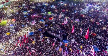Ato pró-Haddad realizado no RJ