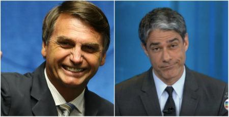 Principal noticioso da Globo, JN ignora polêmica envolvendo campanha de Bolsonaro