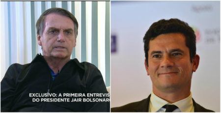 Jair Bolsonaro reafirmou sua simpatia pelo juiz Sérgio Moro