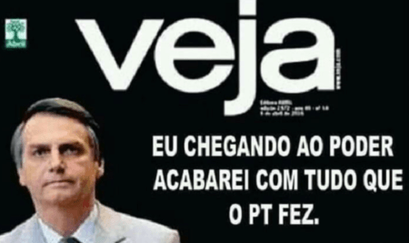 ‘Fake news’: Bolsonaro diz que acabará com tudo que o PT fez