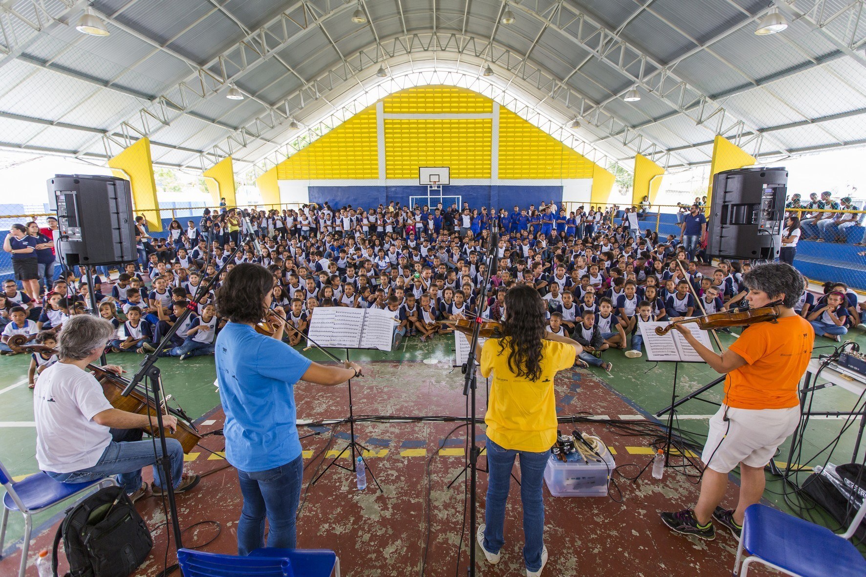 O programa Brasil de Tuhu promove diversas ações em prol da educação musical