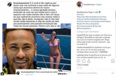 Bruna Marquezine fez desabafo sincerão sobre o interesse dos fãs em sua vida pessoal com Neymar