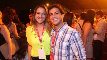 Fernanda Gentil e o ex-marido, Matheus Braga