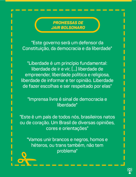 Promessas de Jair Bolsonaro