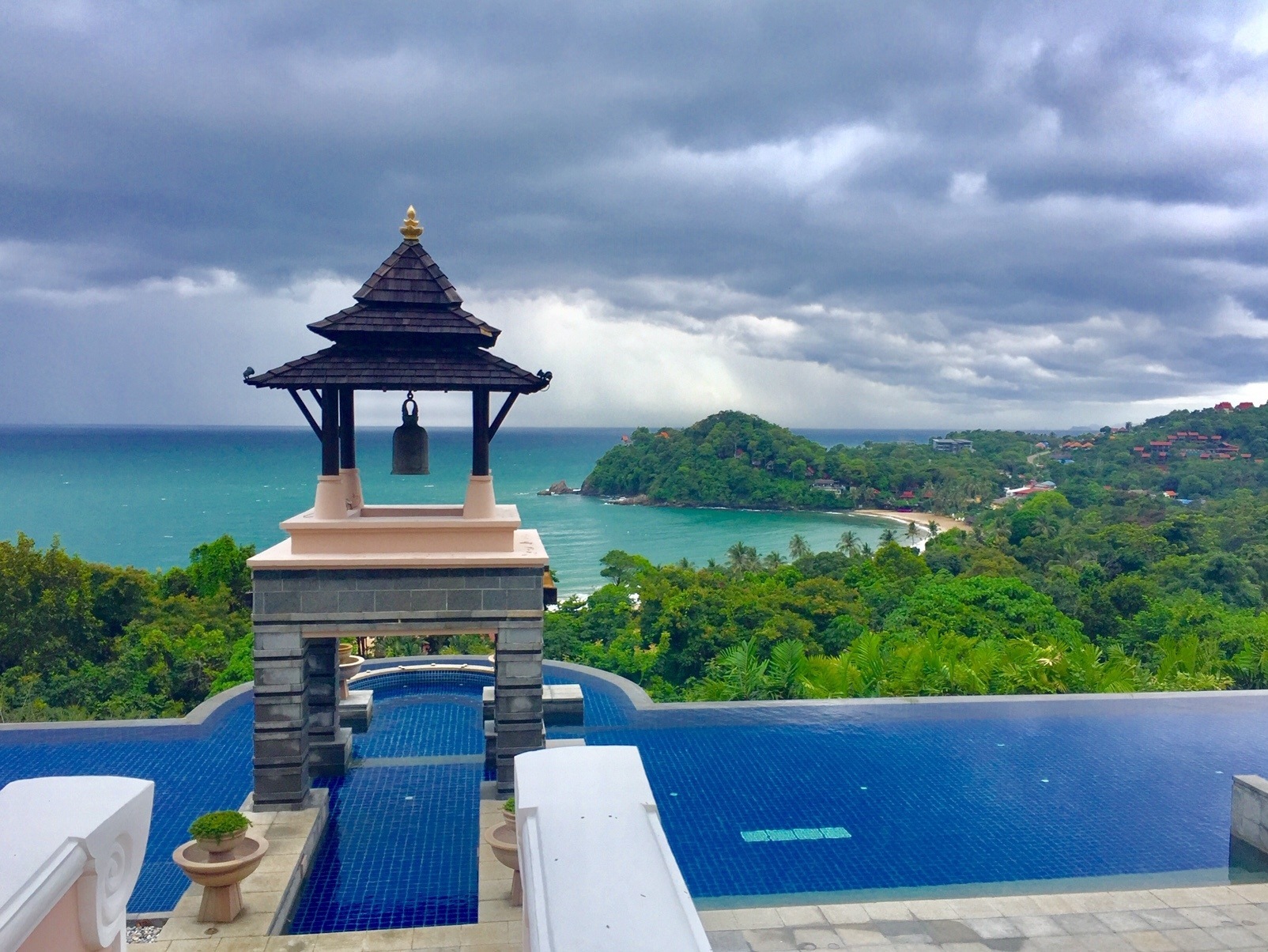 A beleza de Koh Lanta vista do hotel Pimalai