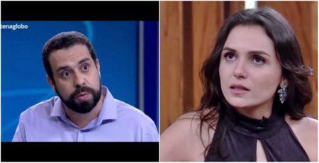 Monica Iozzi questionou vestimentas de Guilherme Boulos no debate da TV Globo