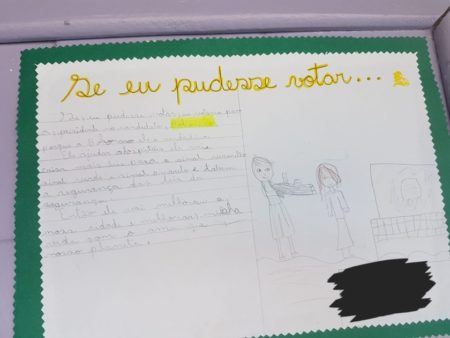 Estudantes do 3º ano do ensino fundamental escreveram redações com conteúdo violento em apoio à candidatura de Bolsonaro