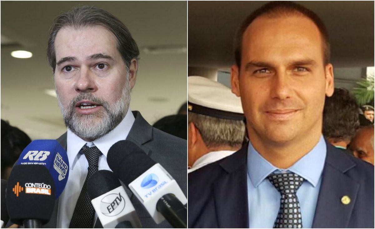 Ministro Dias Toffoli comenta declaração de Eduardo Bolsonaro
