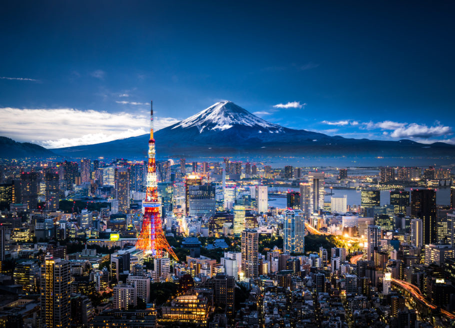 A capital japonesa Tóquio é considerada a cidade mais segura do mundo