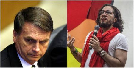 Jair Bolsonaro e Jean Wyllys são desafetos político