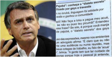 Para Bolsonaro, questão do Enem sobre travestis é uma “doutrinação”