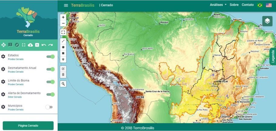 Mapa online do Inpe permite que qualquer pessoa fique de olho no desmatamento no Cerrado
