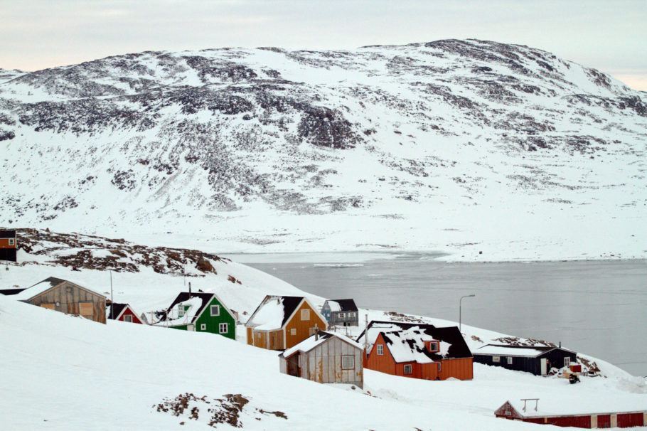 Ittoqqortoormiit é o destino mais isolado da Groenlândia, na costa leste da ilha