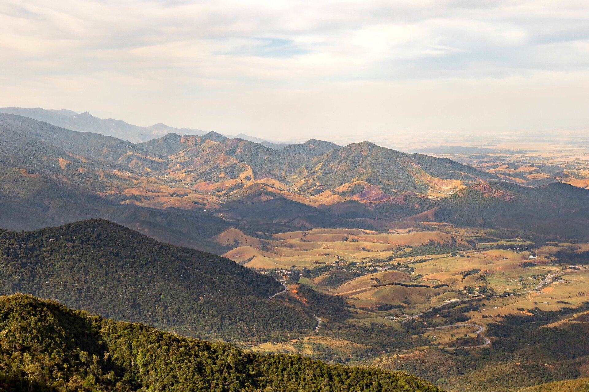 Vista do Pico Agudo, em Santo Antônio do Pinhal