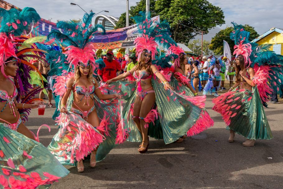 O Carnaval de Trinidad e Tobago dura dois meses inteiros