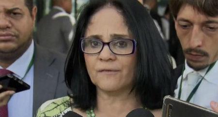 Damares Alves, do Ministério da Mulher, da Família e dos Direitos Humanos no governo de Jair Bolsonaro (PSL)