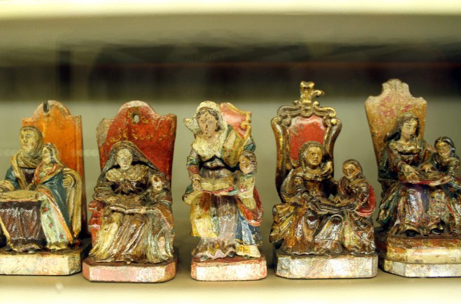 Objetos do acervo do Museu de Sant’Ana