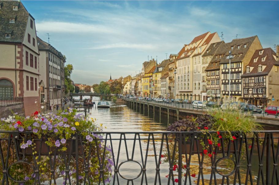 Vista da Cidade Velha de Estrasburgo