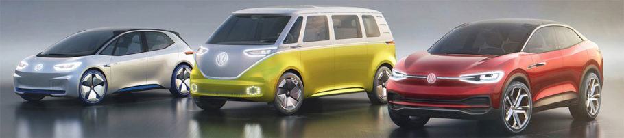 Modelos da linha I.D. de veículos elétricos da Volkswagen