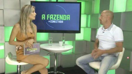 Flávia Viana entrevistou Rafael Ilha após vitória em “A Fazenda”