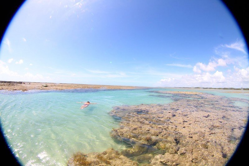 As piscinas de Tatuamunha, umas das praias mais lindas da Rota Ecológica