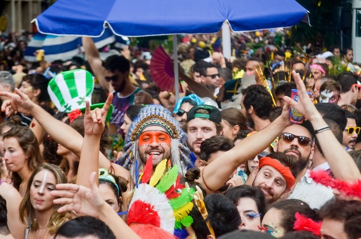A cada ano o Carnaval de rua de São Paulo vem atraindo mais turistas