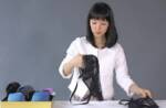 marie kondo dobrando a roupa