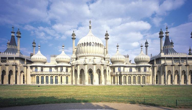 Vista do Royal Pavilion, em Brighton, Sussex