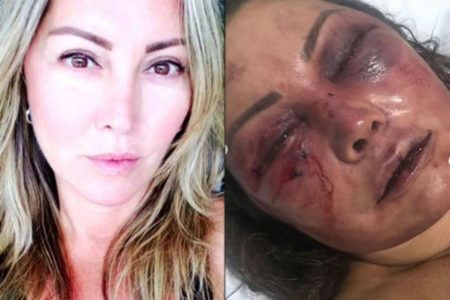 Elaine Perez Caparroz (foto) foi espancada por 4 horas por Vinícius Batista Serra