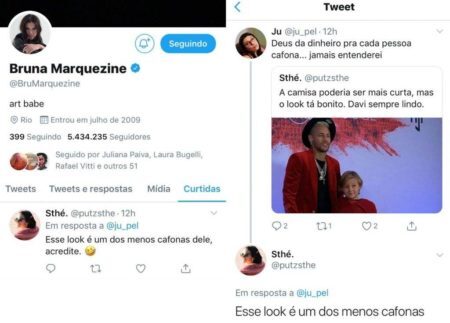 Bruna Marquezine curtiu post que criticava o look de Neymar