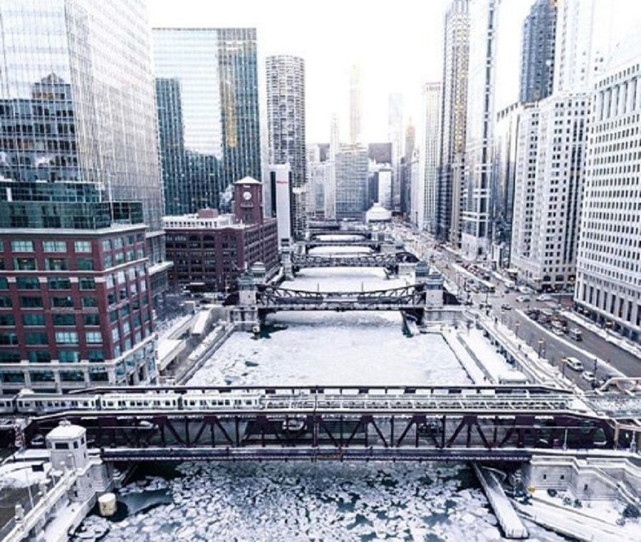 Temperaturas tem chegado a menos 30 graus em Chicago