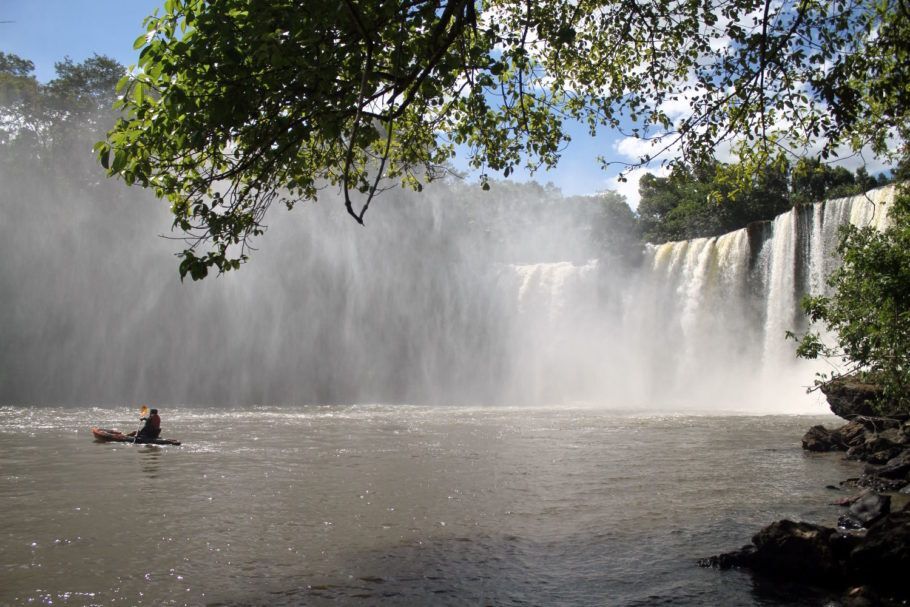 Cachoeira de São Romão, no Parque Nacional da Chapada das Mesas, no Maranhão