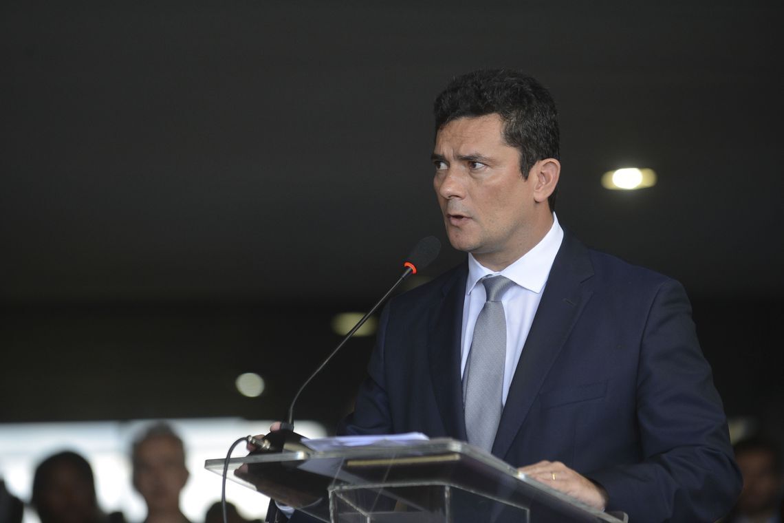 O ministro da Justiça e Segurança Pública, Sérgio Moro, apresenta seu pacote de mudanças.